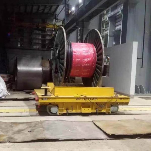 Rail Transfer Trolley for Bangladesh Pipe Processing Plant
