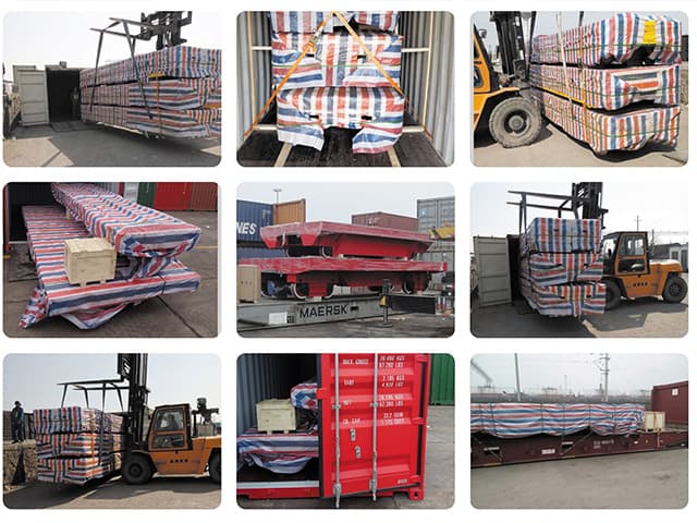 material transfer trolley shipping