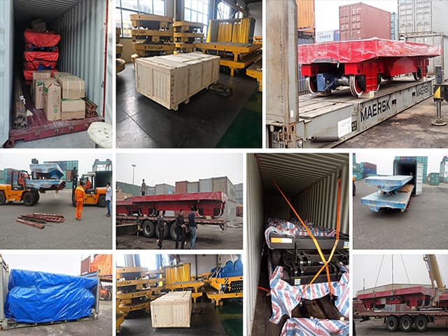 material transfer trolley delivery
