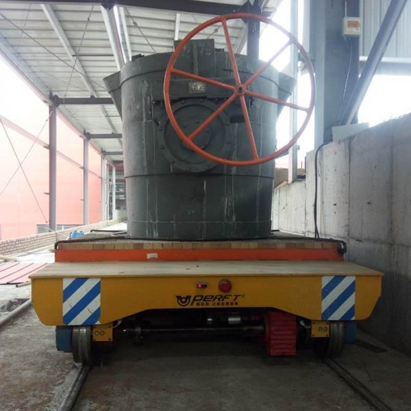 Rail guided Ladle Cart 120t for Foundry Plant