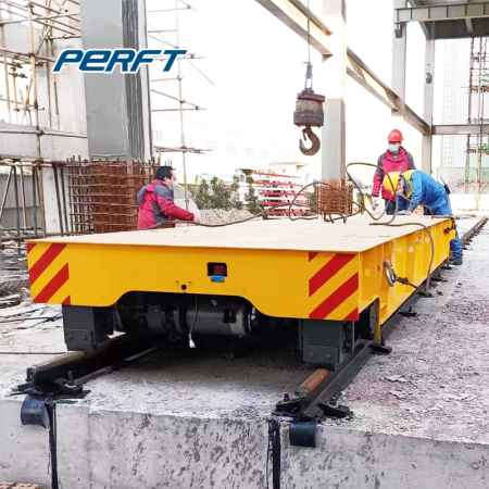 Low Voltage Power Rail Transfer Cart For Steel Tube Dominican