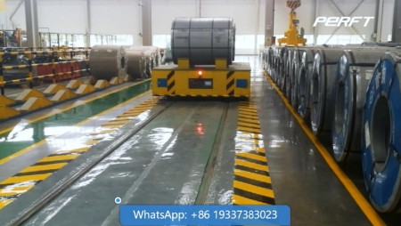 Low voltage rail transfer cart 30t transportation machinery Malaysia