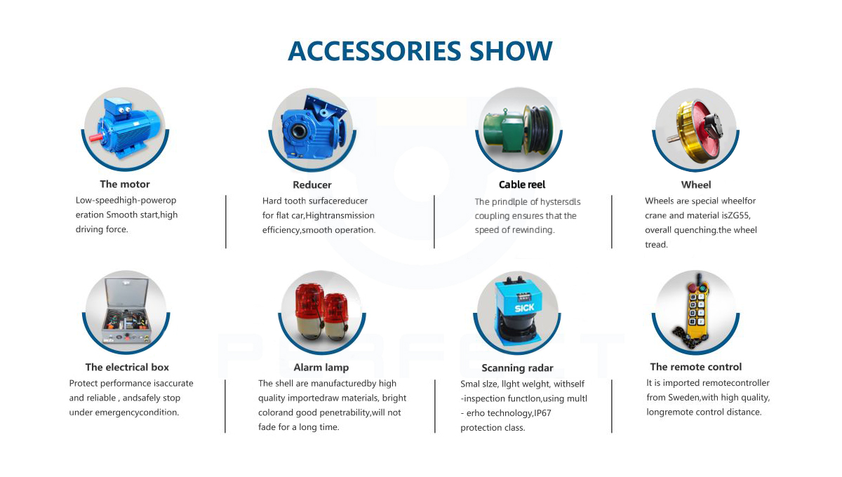 Accessories For Cable Drum Rail Transfer Trolley