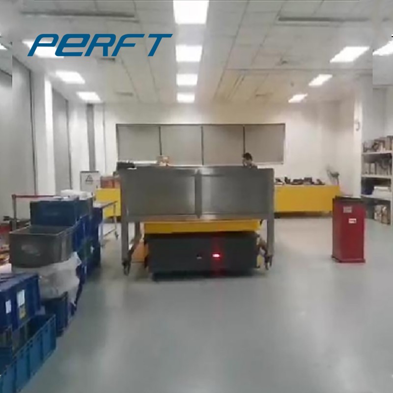 5 Ton Lifting Trackless Transfer Cart For Metal Containers